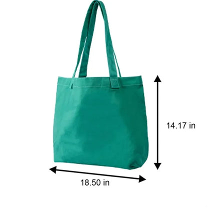 Spacious Adjustable Strap Durable Canvas Yoga Mat Tote Bag