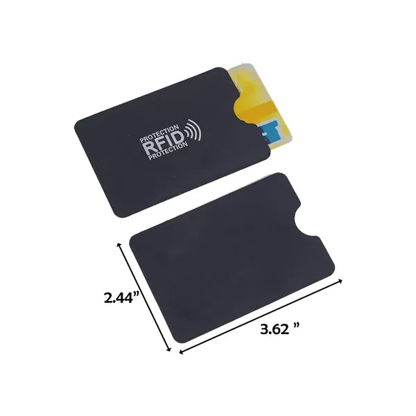 Secure RFID Shielding Slim Fit Durable Aluminum Card Sleeve