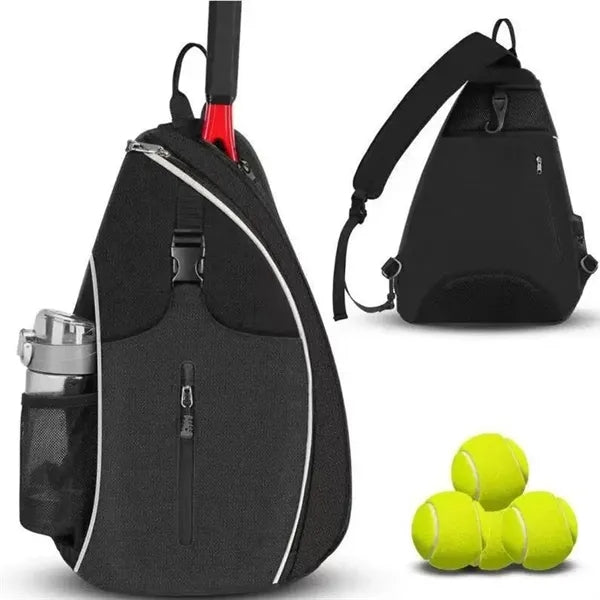 Multi-Compartment Padded Strap Hidden Hook Tennis Racket Bag