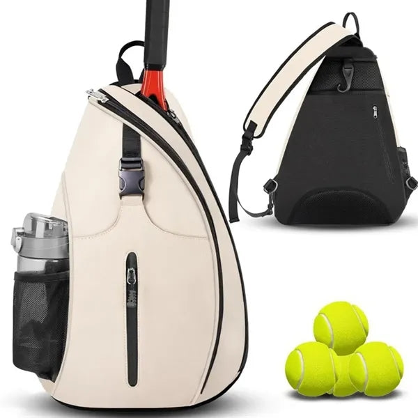 Multi-Compartment Padded Strap Hidden Hook Tennis Racket Bag