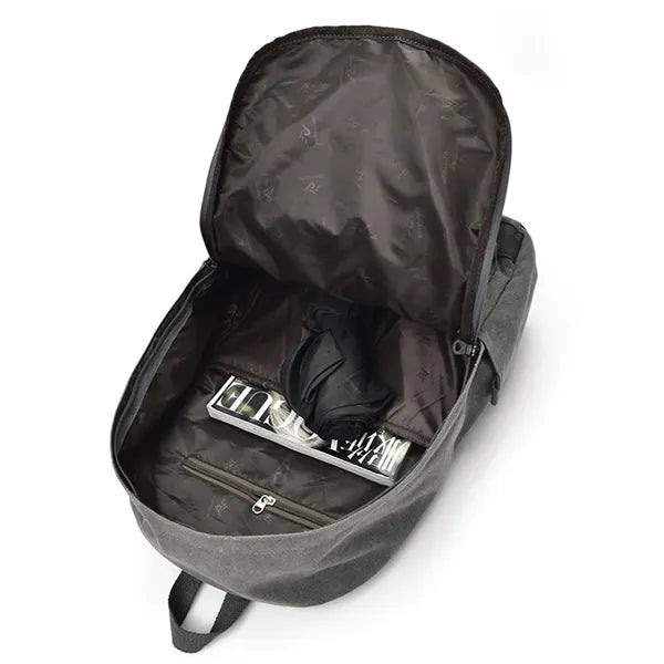 Waterproof Spacious Multi-Compartment Backpack with USB Port