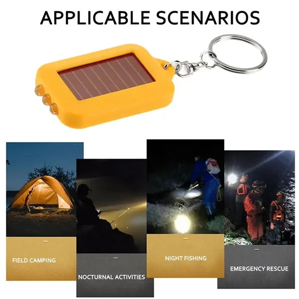 Solar Energy Power Mini Led Keychain