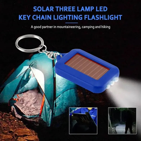 Solar Energy Power Mini Led Keychain
