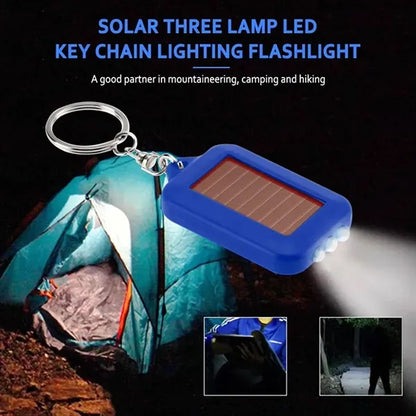 Solar Energy Power Mini Led Keychain