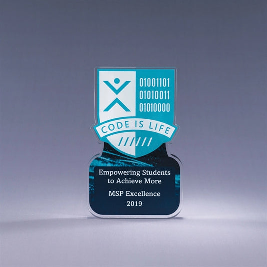 1/4" Thick Custom Cut Acrylic Award
