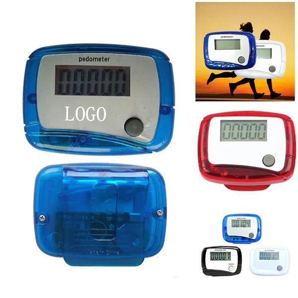 Plastic Mini Digital Belt Clip Passometer