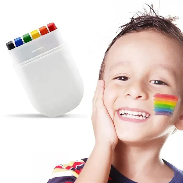 6 Color Rainbow Crayon