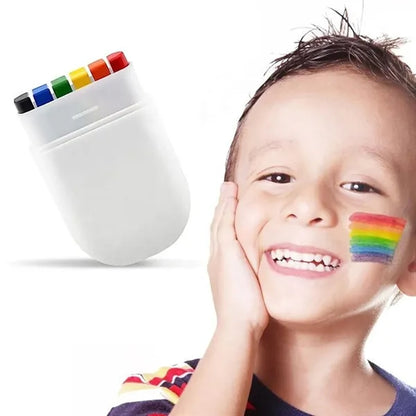 6 Color Rainbow Crayon
