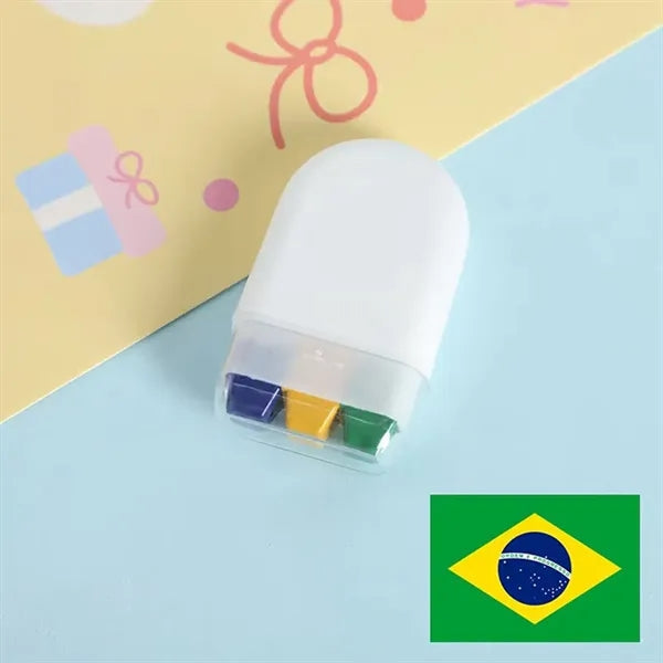 6 Color Rainbow Crayon