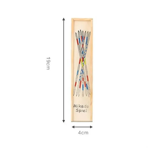 Classic Wooden Pick Up Sticks Game
