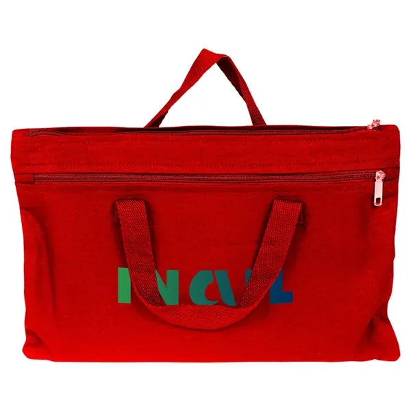 100% Cotton Canvas Document Bag