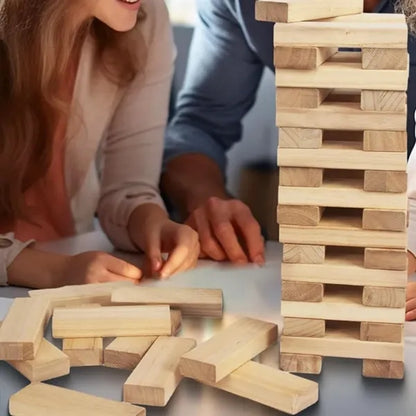 48PCS Wooden Stacking Block Tower Game for Custom Branding