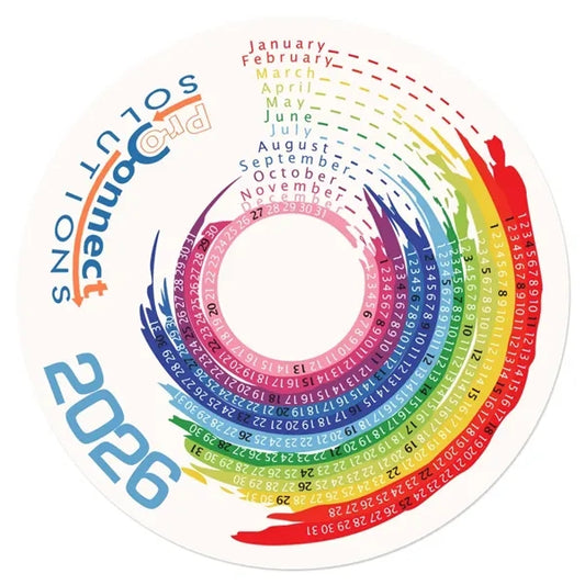 Color Splash Calendar Mouse Pads