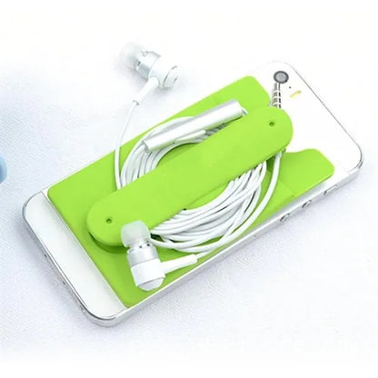 Customizable Silicone Phone Holders Wallet with Stand