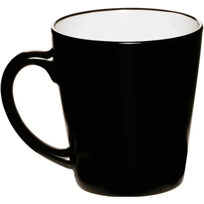 12 oz. Two-Tone Latte Custom Mug