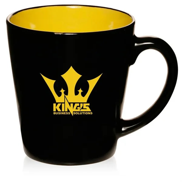 12 oz. Two-Tone Latte Custom Mug