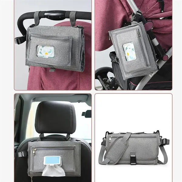 Portable Diaper Changing Pad Organizer