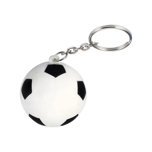 Soccer Ball Shape Stress Reliever Keychain