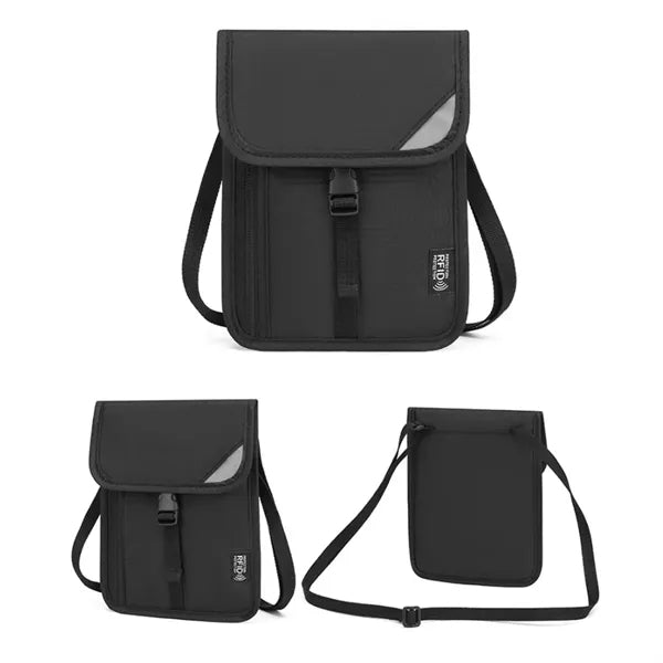 Compact Waterproof Anti-Theft RFID-Blocking Travel Pouch