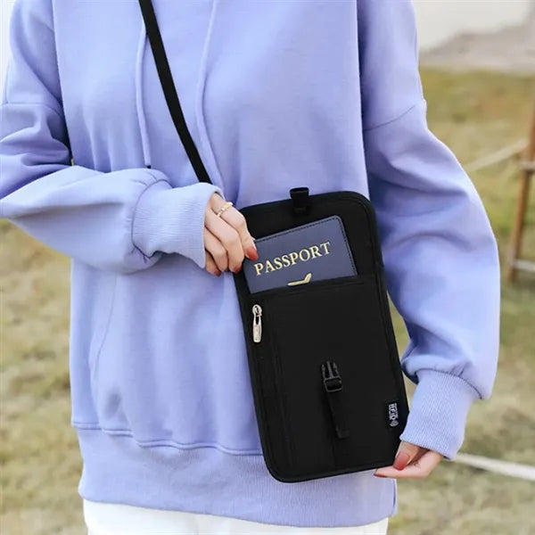 Compact Waterproof Anti-Theft RFID-Blocking Travel Pouch