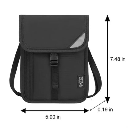Compact Waterproof Anti-Theft RFID-Blocking Travel Pouch