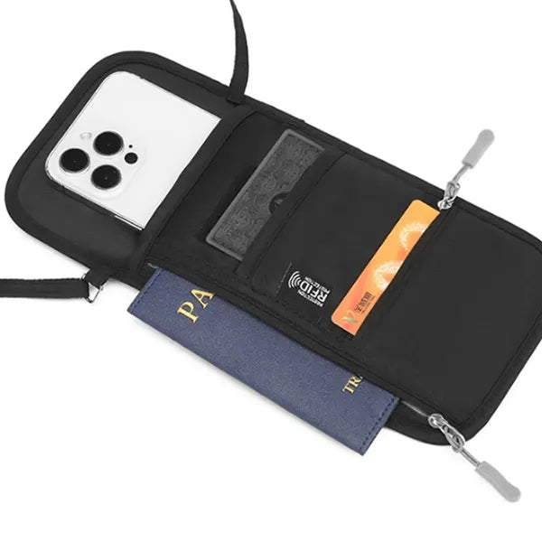 Compact Durable Waterproof Oxford Multi-Pocket Crossbody Bag
