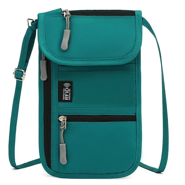 Compact Durable Waterproof Oxford Multi-Pocket Crossbody Bag