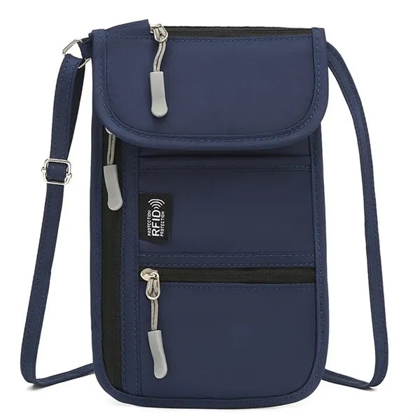 Compact Durable Waterproof Oxford Multi-Pocket Crossbody Bag