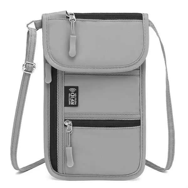Compact Durable Waterproof Oxford Multi-Pocket Crossbody Bag