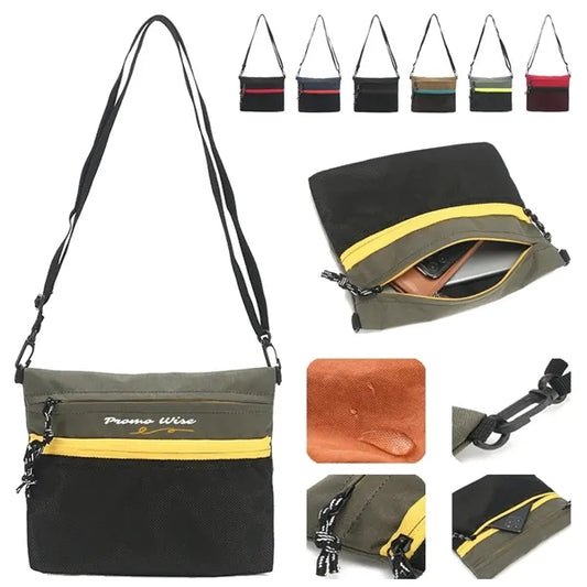 Comfortable Waterproof Spacious Splicing Colors Shoulder Bag