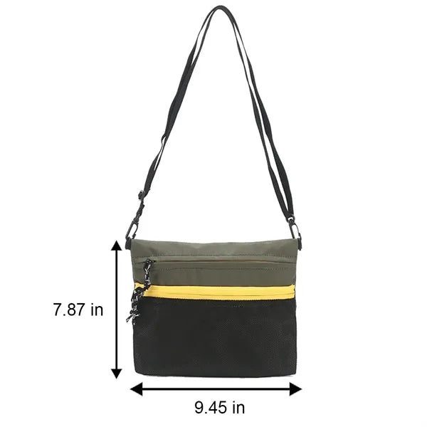 Comfortable Waterproof Spacious Splicing Colors Shoulder Bag
