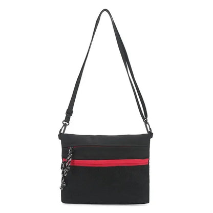 Comfortable Waterproof Spacious Splicing Colors Shoulder Bag