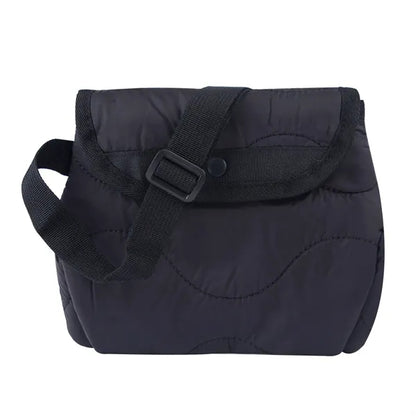 Waterproof Adjustable Strap Multi-Pocket Puffer Hobo Bag