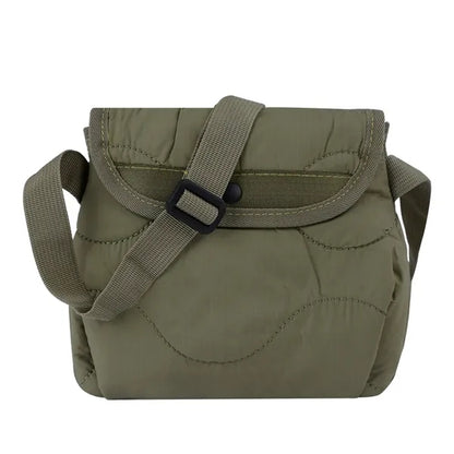 Waterproof Adjustable Strap Multi-Pocket Puffer Hobo Bag