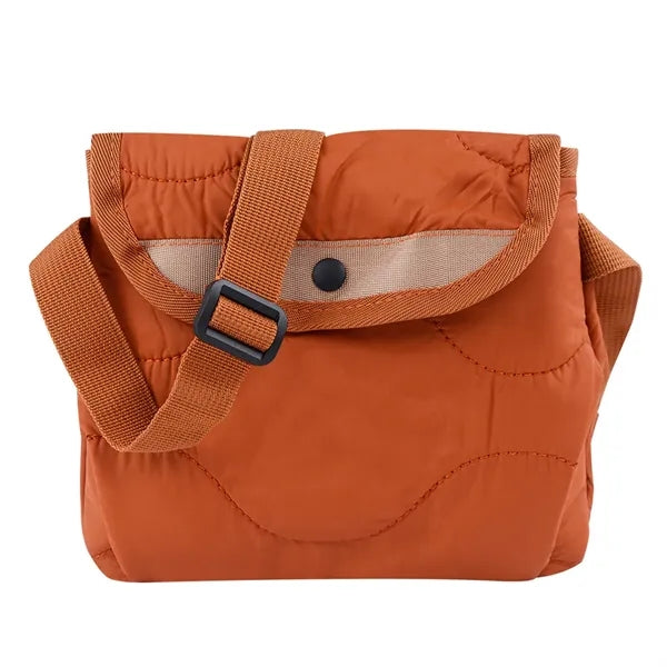 Waterproof Adjustable Strap Multi-Pocket Puffer Hobo Bag