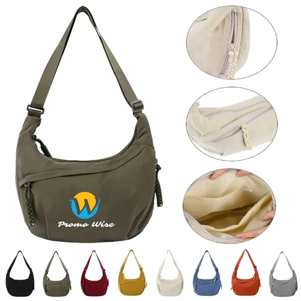 Half-Moon Adjustable Strap Durable Casual Shoulder Bag