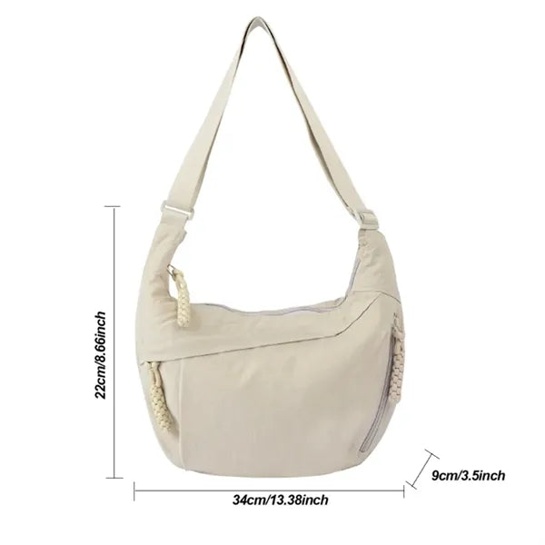 Half-Moon Adjustable Strap Durable Casual Shoulder Bag