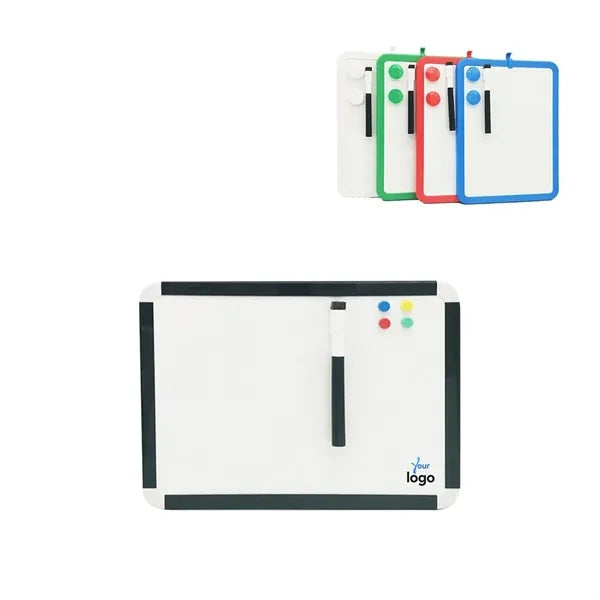 Magnetic Plastic Frame Whiteboard With Marker Holder