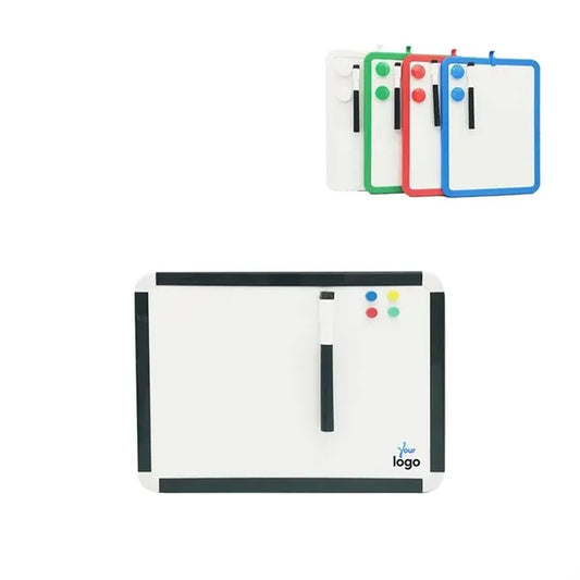 Magnetic Plastic Frame Whiteboard With Marker Holder