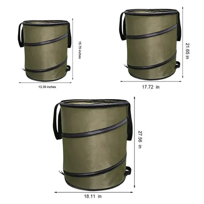 Spacious Durable Oxford Auto-Open Pop-Up Garden Storage Bag