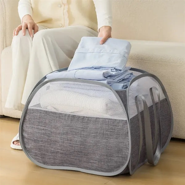 Spacious Versatile Durable Foldable Oxford Laundry Hamper