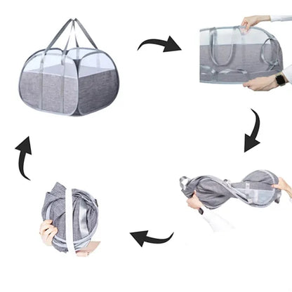 Spacious Versatile Durable Foldable Oxford Laundry Hamper