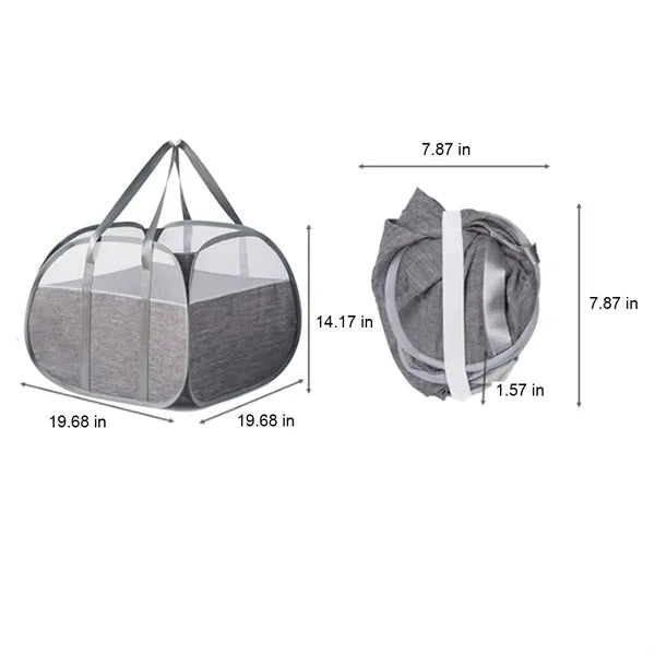 Spacious Versatile Durable Foldable Oxford Laundry Hamper