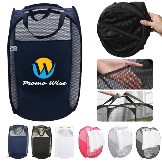 Foldable Odor-Controlling Reinforced Handles Laundry Basket