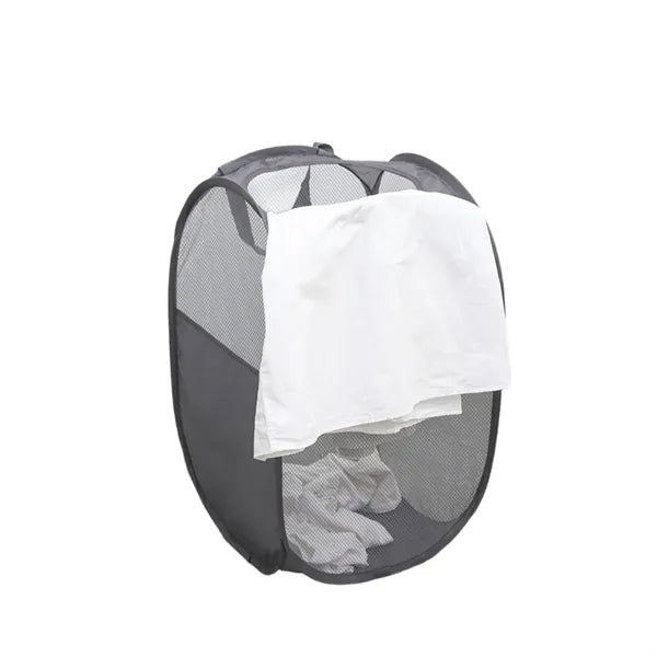 Foldable Odor-Controlling Reinforced Handles Laundry Basket