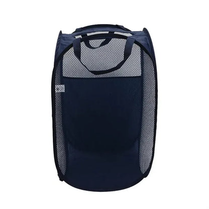Foldable Odor-Controlling Reinforced Handles Laundry Basket