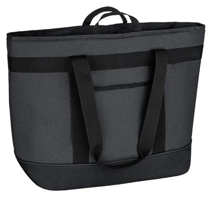 Spacious Foldable Wide Shoulder Strap Insulated Cooler Tote