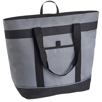 Spacious Foldable Wide Shoulder Strap Insulated Cooler Tote