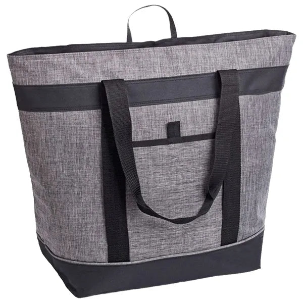 Spacious Foldable Wide Shoulder Strap Insulated Cooler Tote