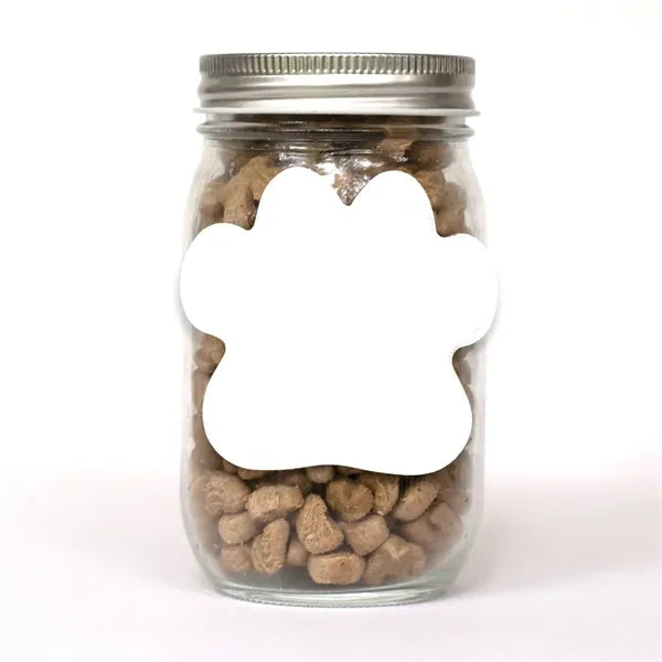 Pint Jar with Paw Magnet Pet Fill